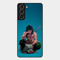 Masked Slayer Glass Case Cover For Samsung Galaxy S21