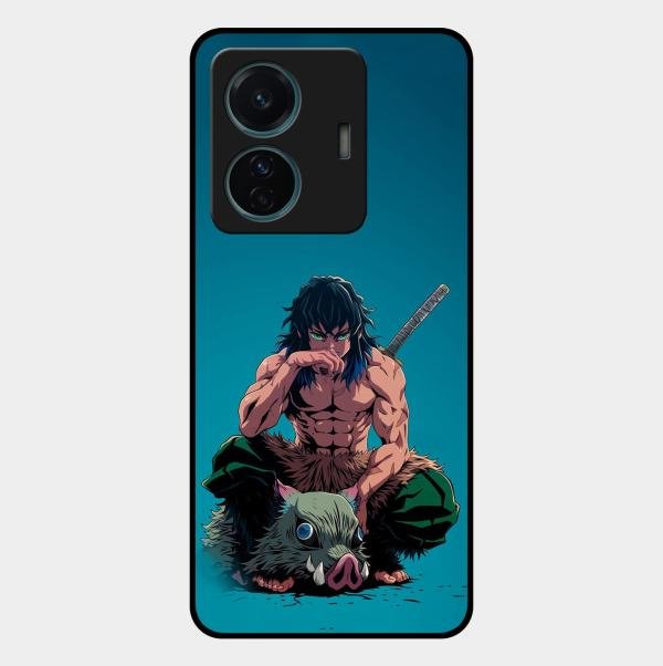 Masked Slayer Glass Case Cover For Vivo T1 Pro 5G