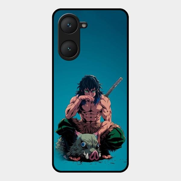 Masked Slayer Glass Case Cover For Vivo T3 Lite 5G