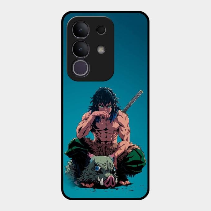 Masked Slayer Glass Case Cover For Vivo T4X 5G