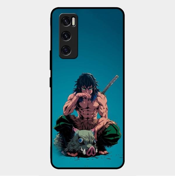 Masked Slayer Glass Case Cover For Vivo V20 Se
