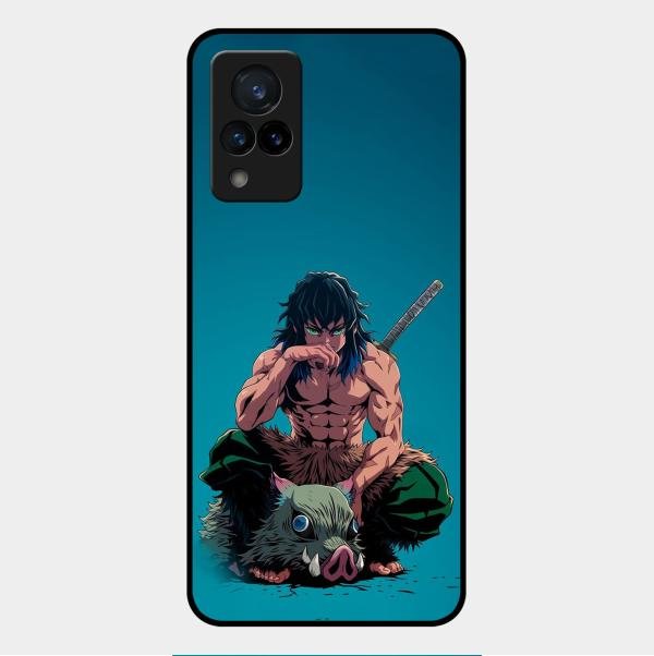 Masked Slayer Glass Case Cover For Vivo V21 5G