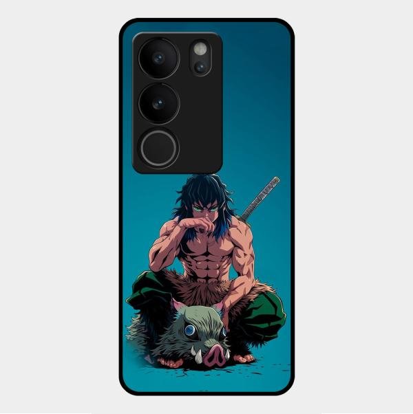 Masked Slayer Glass Case Cover For Vivo V29 Pro 5G