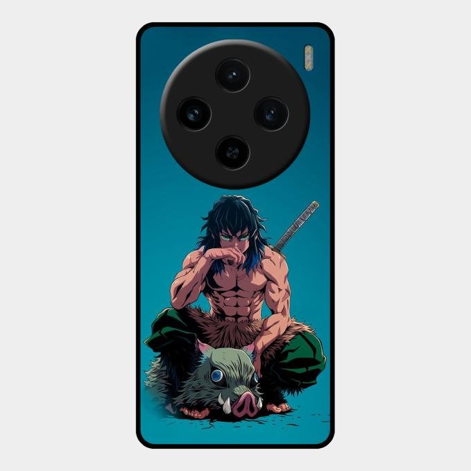 Masked Slayer Glass Case Cover For Vivo X100 5G
