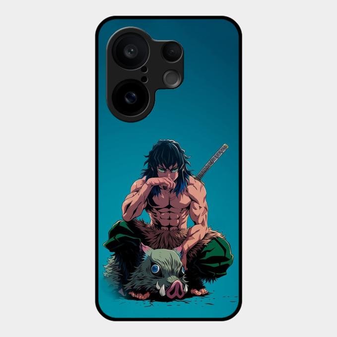 Masked Slayer Glass Case Cover For Vivo X200 Fe 5G