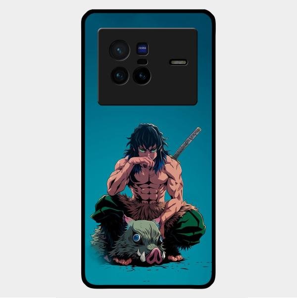 Masked Slayer Glass Case Cover For Vivo X80 5G