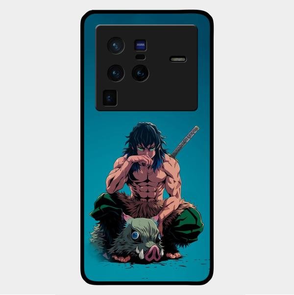 Masked Slayer Glass Case Cover For Vivo X80 Pro 5G