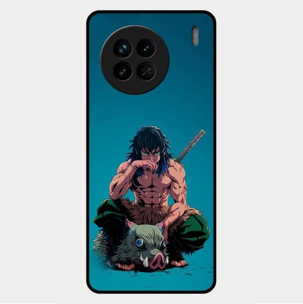 Masked Slayer Glass Case Cover For Vivo X90 5G