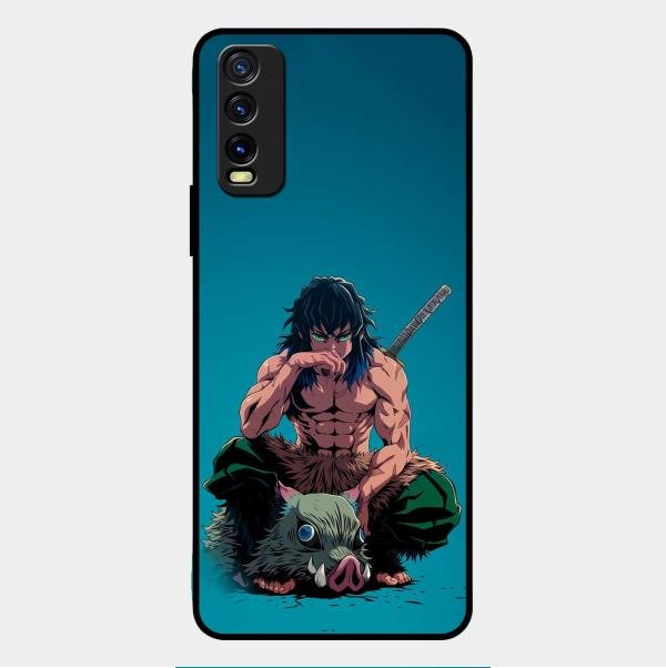 Masked Slayer Glass Case Cover For Vivo Y12G