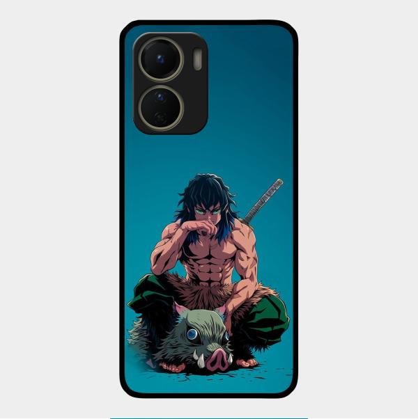 Masked Slayer Glass Case Cover For Vivo Y16