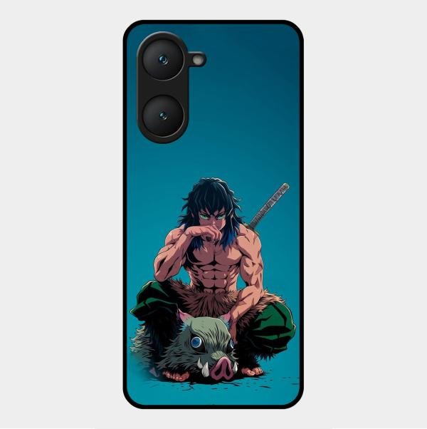 Masked Slayer Glass Case Cover For Vivo Y18E