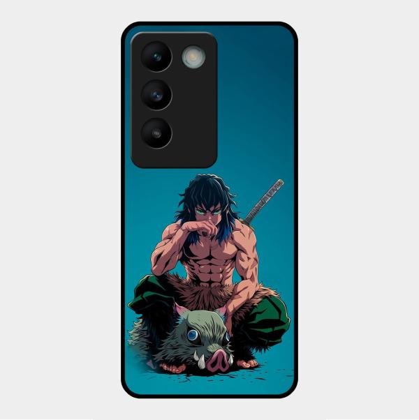 Masked Slayer Glass Case Cover For Vivo Y200E 5G