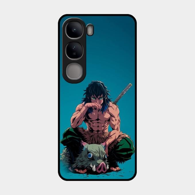 Masked Slayer Glass Case Cover For Vivo Y300 5G