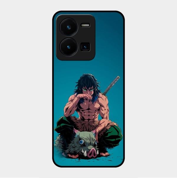 Masked Slayer Glass Case Cover For Vivo Y35