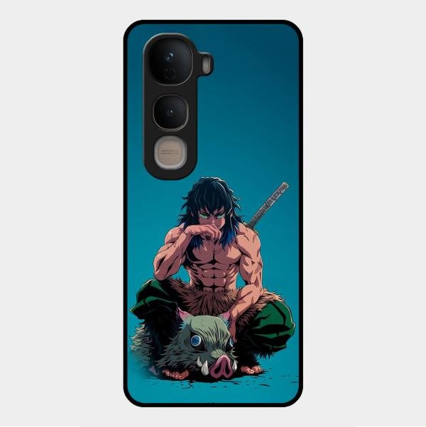 Masked Slayer Glass Case Cover For Vivo Y400 5G