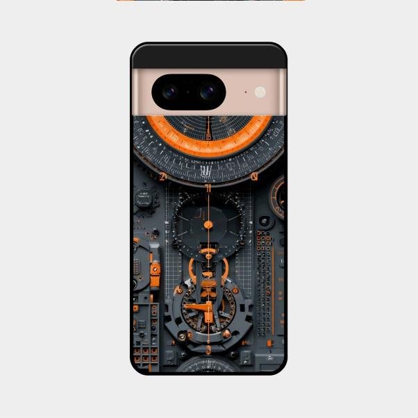 Mechanical Timepiece Glass Phone Cover Google Pixel 8 5G