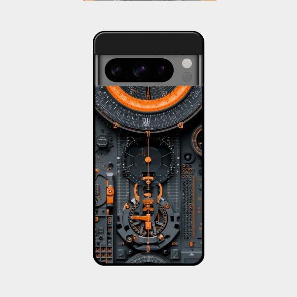 Mechanical Timepiece Glass Phone Cover Google Pixel 8 Pro 5G