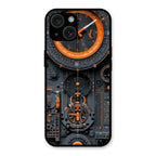 Mechanical Timepiece Glass Phone Cover iPhone 15 Plus