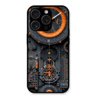 Mechanical Timepiece Glass Phone Cover iPhone 15 Pro Max