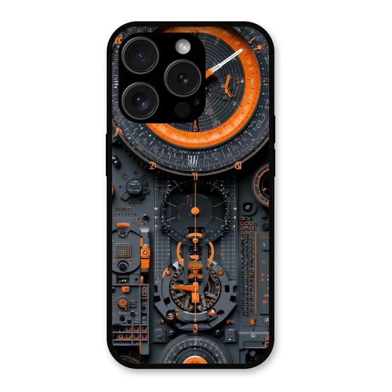 Mechanical Timepiece Glass Phone Cover iPhone 15 Pro