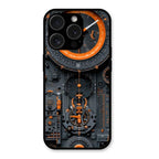 Mechanical Timepiece Glass Phone Cover iPhone 15 Pro
