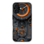 Mechanical Timepiece Glass Phone Cover iPhone 16 Plus