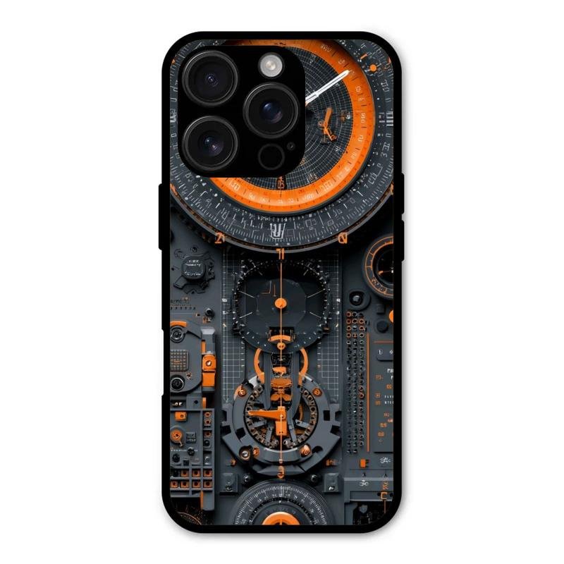 Mechanical Timepiece Glass Phone Cover iPhone 16 Pro Max