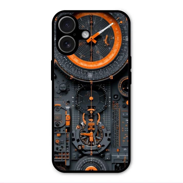Mechanical Timepiece Glass Phone Cover iPhone 17