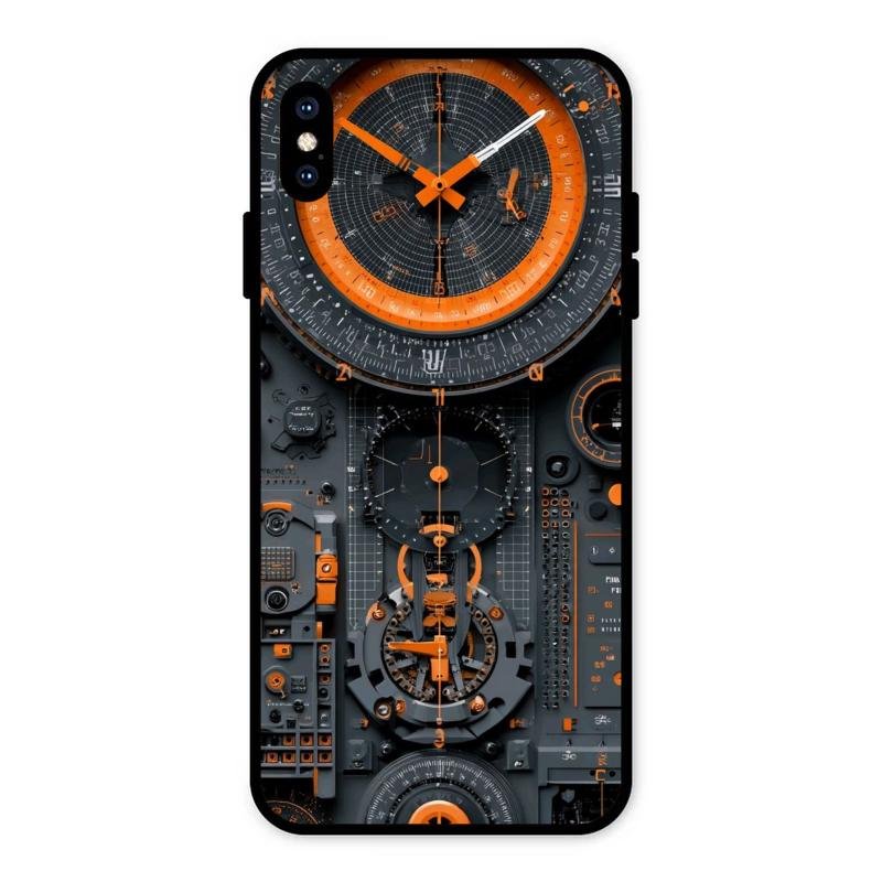 Mechanical Timepiece Glass Phone Cover iPhone XS Max