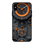 Mechanical Timepiece Glass Phone Cover iPhone XS