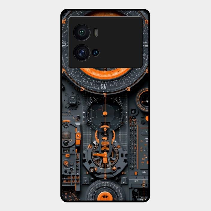 Mechanical Timepiece Glass Phone Cover Iqoo 9 Pro 5G