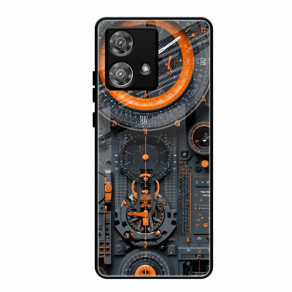 Mechanical Timepiece Glass Phone Cover Motorola Edge 40 5G