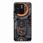 Mechanical Timepiece Glass Phone Cover Motorola Edge 40
