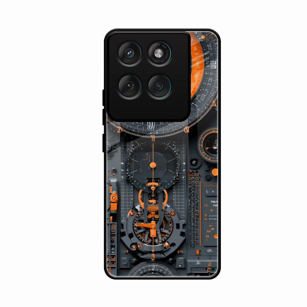 Mechanical Timepiece Glass Phone Cover Motorola Edge 60 Pro 5G
