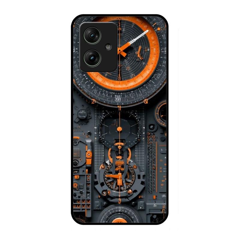 Mechanical Timepiece Glass Phone Cover Motorola G64 5G