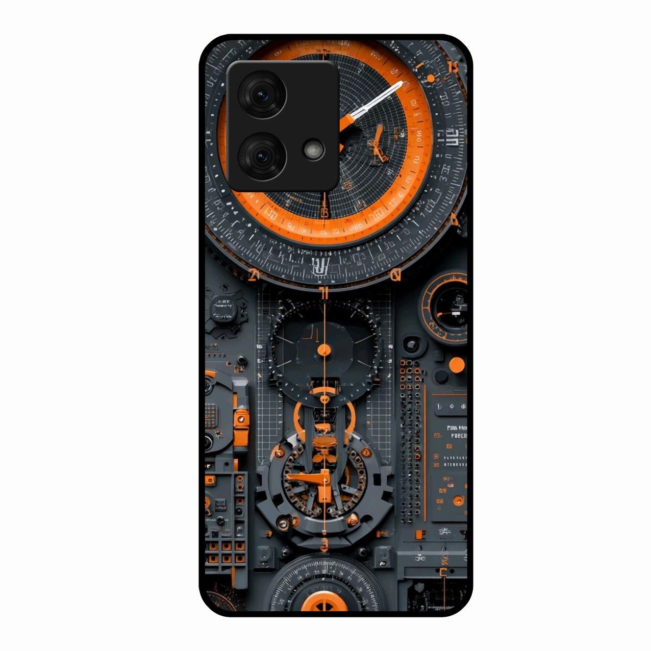 Mechanical Timepiece Glass Phone Cover Motorola g84 5G