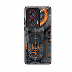 Mechanical Timepiece Glass Phone Cover Motorola G85 5G