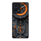 Mechanical Timepiece Glass Phone Cover Motorola G96 5G