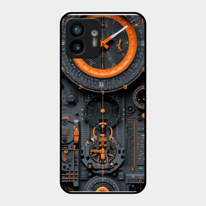 Mechanical Timepiece Glass Phone Cover Nothing Phone 2