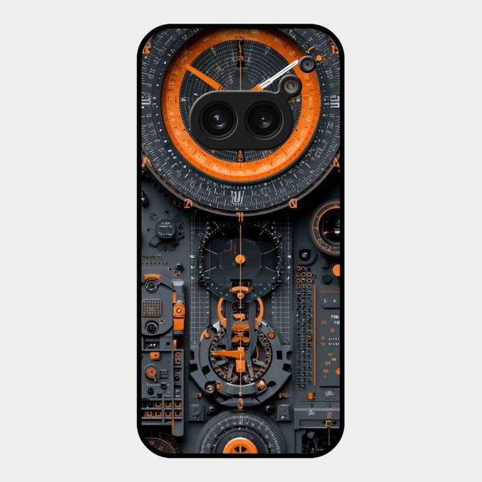 Mechanical Timepiece Glass Phone Cover Nothing Phone 2A 5G