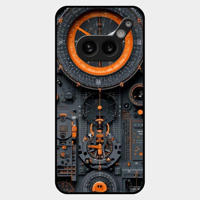 Mechanical Timepiece Glass Phone Cover Nothing Phone 2A Plus