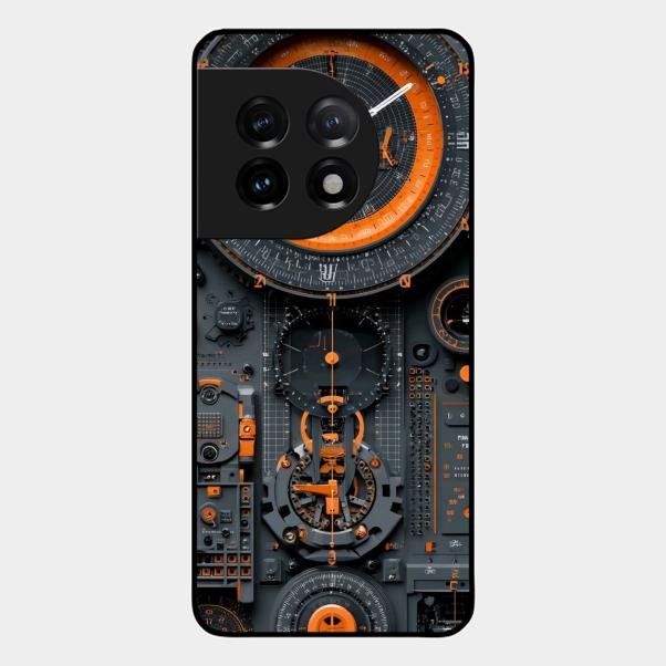 Mechanical Timepiece Glass Phone Cover Oneplus 11 5G