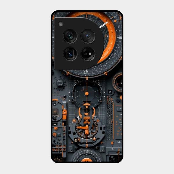 Mechanical Timepiece Glass Phone Cover Oneplus 12 5G