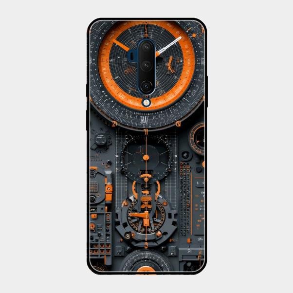 Mechanical Timepiece Glass Phone Cover Oneplus 7T Pro