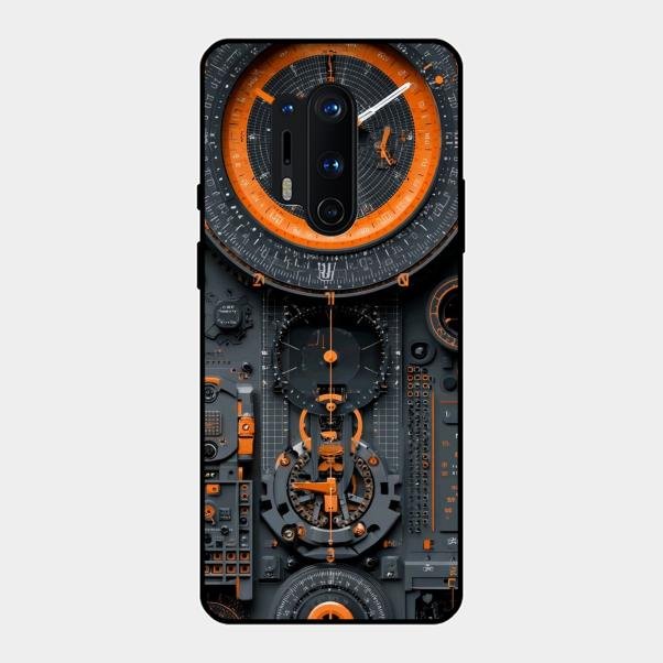 Mechanical Timepiece Glass Phone Cover Oneplus 8 Pro