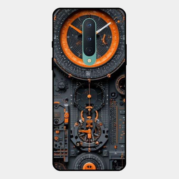 Mechanical Timepiece Glass Phone Cover Oneplus 8