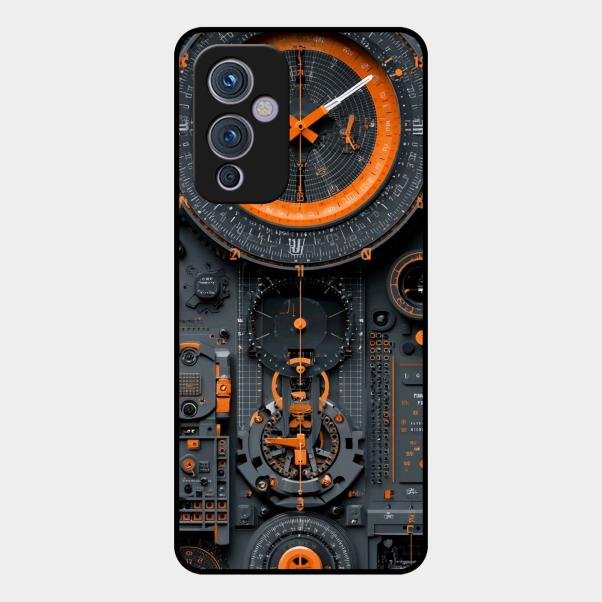 Mechanical Timepiece Glass Phone Cover Oneplus 9 5G