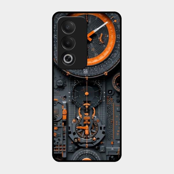Mechanical Timepiece Glass Phone Cover Oppo A3 Pro 5G