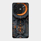 Mechanical Timepiece Glass Phone Cover Oppo A3X 5G