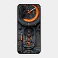 Mechanical Timepiece Glass Phone Cover Oppo A5X 5G